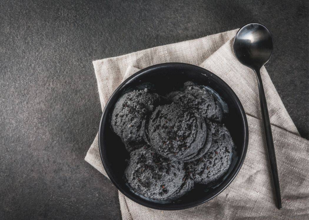 Black Sesame Ice Cream