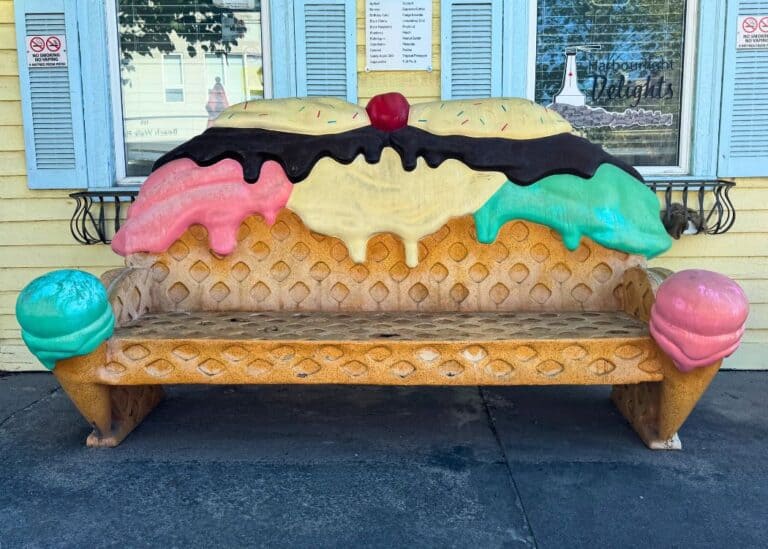 Ice Cream themed bench