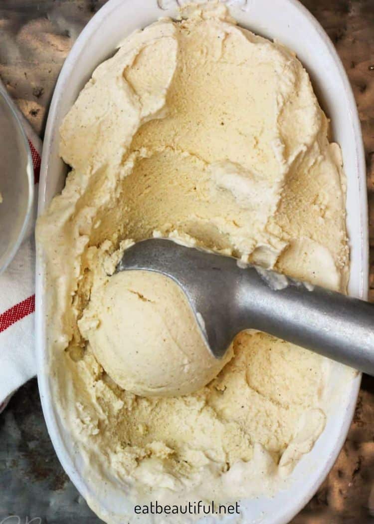 Chai Tea Latte Vegan Ice Cream