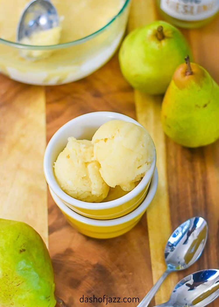 Spiced Pear Sorbet