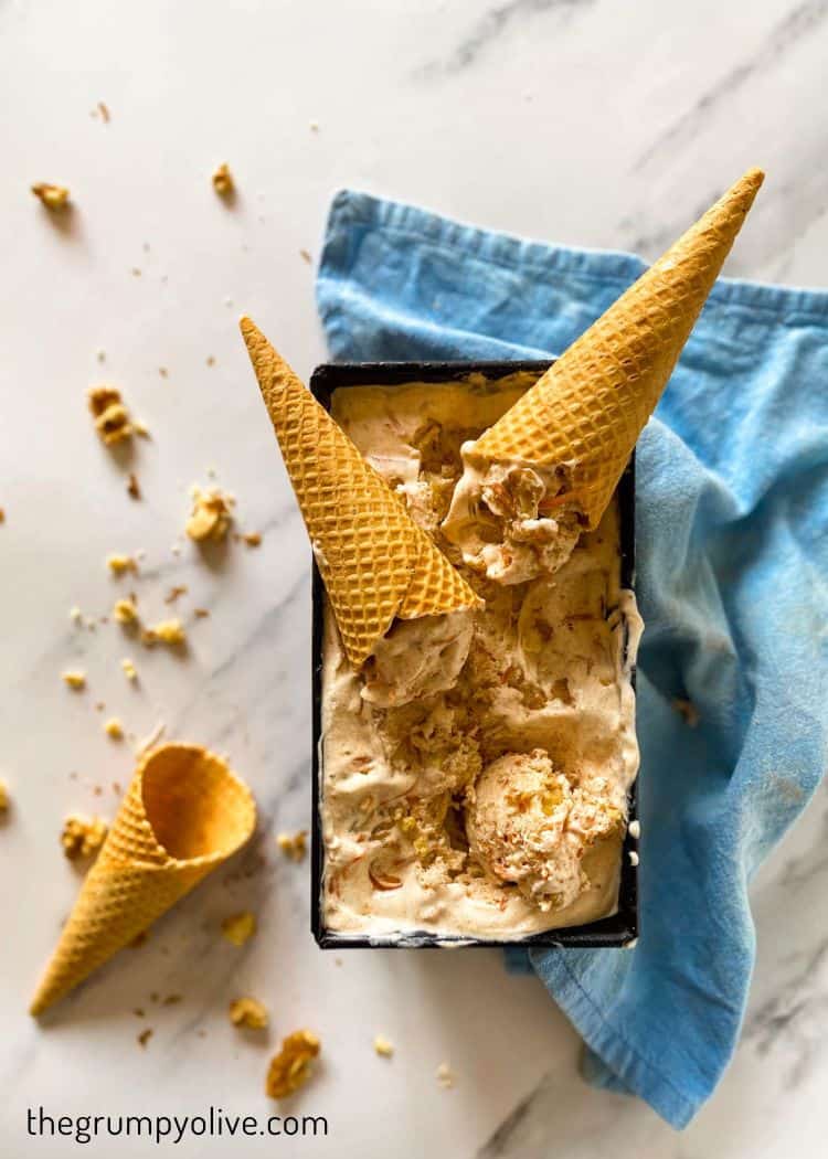 Carrot Cake Ice Cream