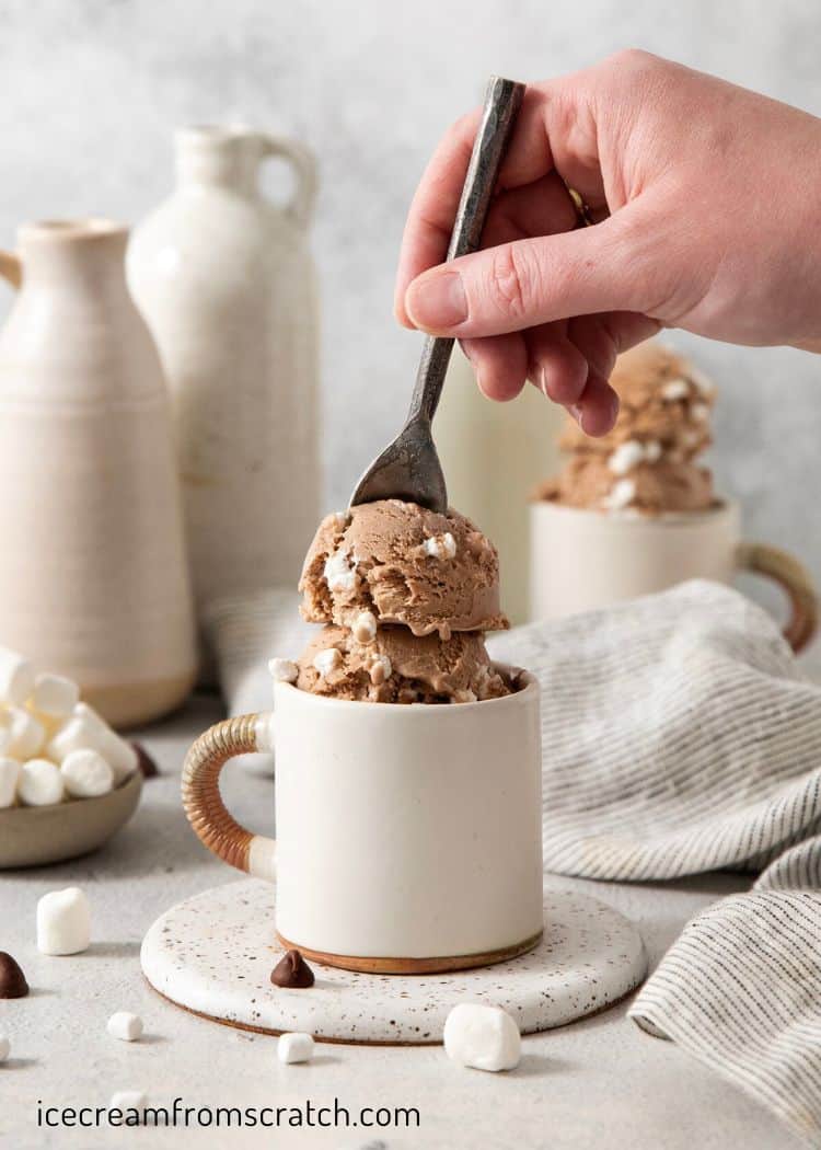 Easy Hot Chocolate Ice Cream