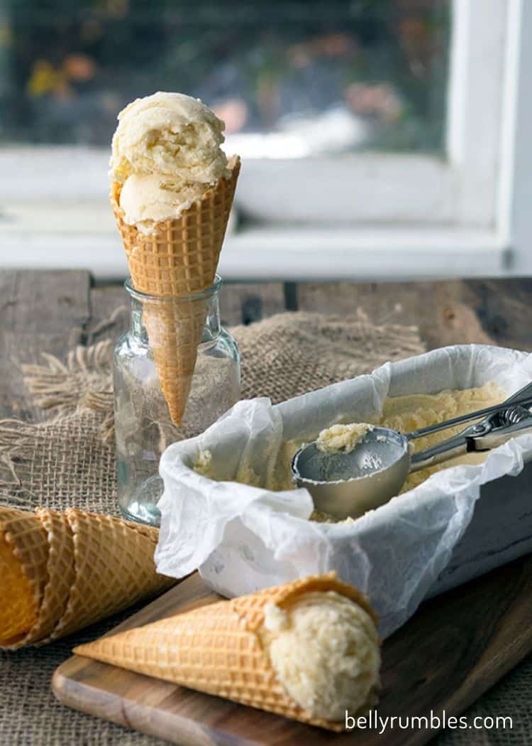 Hot Cross Bun Ice Cream