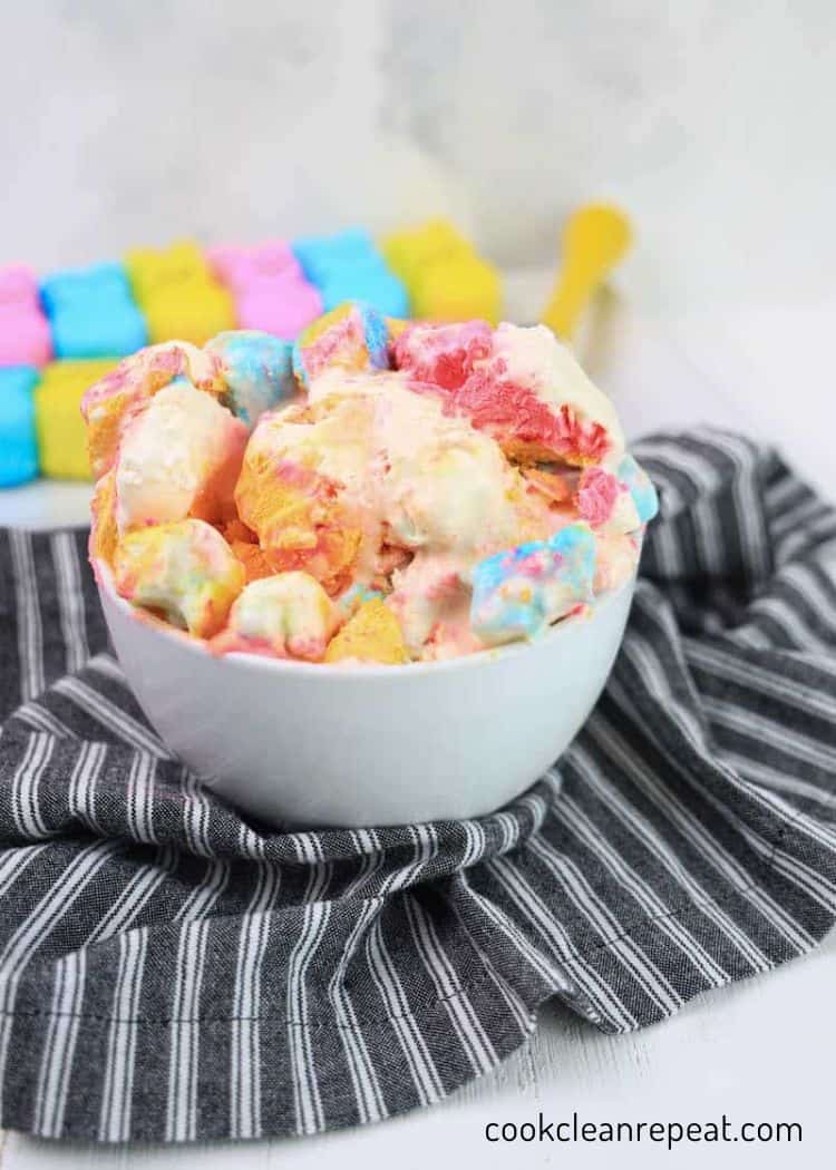 Marshmallow Peeps Ice Cream